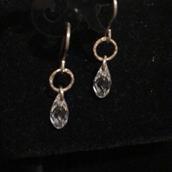 Artisan Swarovski Clear Drop Earring & Pendant Set - Picture 3 of 3